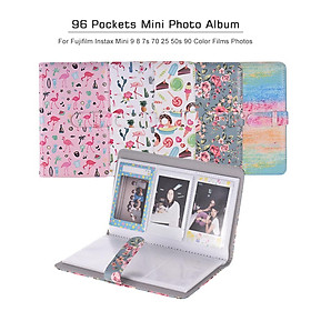 96 Pockets Mini Photo Album Photo Book Album for Fujifilm Instax Mini 9 8 7s 70 25 50s 90 Color Films Photo Camera Paper