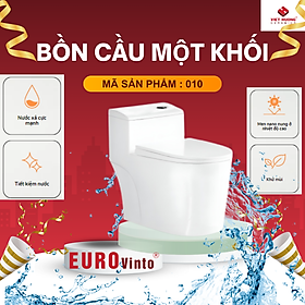 Mua BỒN CẦU MỘT KHỐI EUROVINTO CAO CẤP MÃ 010