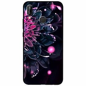 Ốp lưng in cho Huawei Nova 3i Mẫu Mẫu Đơn Hồng Đen