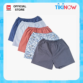 Combo 5 quần đùi nam mặc nhà Cotton thoải mái thoáng mát Họa Tiết Ngẫu Nhiên - JAMANO