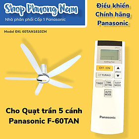 Điều khiển chính hãng quạt trần Panasonic model F-60TANTBBRVV