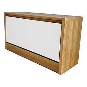 Tủ giày thông minh 1 tầng 80x45x30 cm; Joy Shoes Cabinet - Màu Sồi