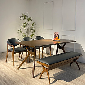 Mua Bộ Bàn Ăn Lifumi 1m8 3 Ghế 1 Bench
