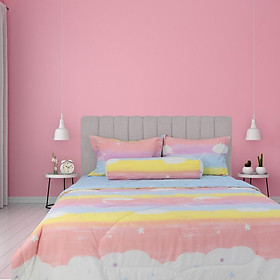 Mua Bộ ga gối NIN Stefani ST200041 nhiều kích cỡ (Không kèm mền)  bộ drap bo chun 1m2  1m4  1m6  1m8 cotton nhung