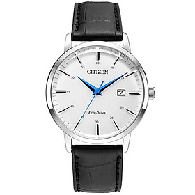 Đồng Hồ Nam Citizen Eco-Drive BM7461-18A - Dây Da - Kính Khoáng - Mặt Trắng