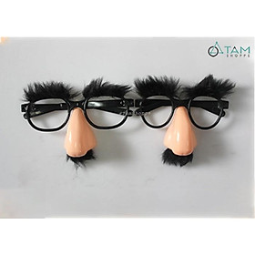 Mua Mắt kính chú hề có râu mũi giả nghộ nghĩnh HLW-MK-01
