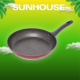 Chảo đá hoa cương đáy từ sunhouse sfp28b