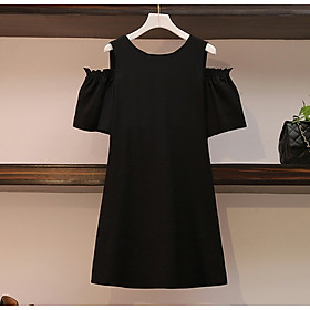 Đầm bầu công sở đầm suông đầm over size thời trang Hàn Quốc dona21072305