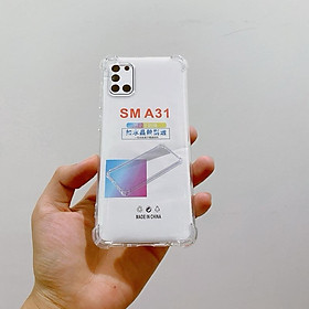 Ốp lưng cho SS A31 - Nhựa dẻo - Trong suốt - Chống sốc - Bảo vệ điện thoại 
