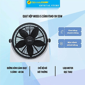 Mua Quạt hộp Midea 5 cánh FB40-9H 55W - Hàng Chính Hãng