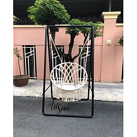 Mua Xích đu Macrame Handmade - Họa tiết xương cá - Không kèm khung treo