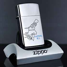Bật lửa zippo 1610 saipan map black