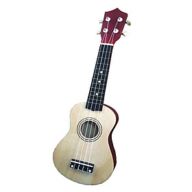 Đàn ukulele mặt gỗ thân màu đỏ UKLL