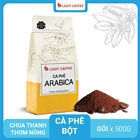 Cà phê rang xay Arabica Light coffee chua thanh, đắng nhẹ - 500g