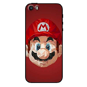 Ốp in cho iphone 5/5s/5se mẫu hoạt hình m đỏ