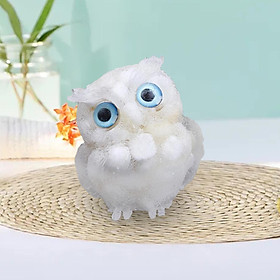 Crystal Owl Decoration Owl Statue for Office Decor Housewarming Gift