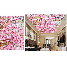 Mua Tranh trần nhà 3D hoa anh đào 2 TN49