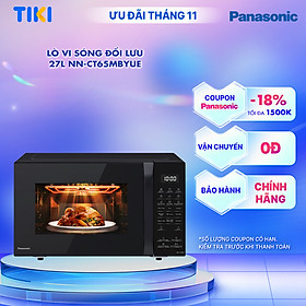 Lò vi sóng nướng đối lưu chiên không dầu Panasonic NN-CT65MBYUE – 20 thực đơn tự động – Dung tích 27L – Hàng chính hãng