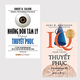 [Download Sách] Combo Bạn Có Muốn Nhận Được Nhiều Đồng Thuận Hơn?: Những Đòn Tâm Lý Trong Thuyết Phục + IQ Trong Nghệ Thuật Thuyết Phục