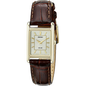 Seiko Women's SUP252 Analog Display Japanese Quartz Brown Watch