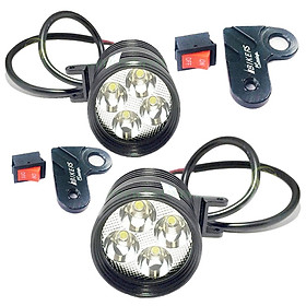 Hình ảnh Bộ 2 Đèn pha led trợ sáng xe máy phượt L4 CYT 