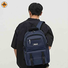 Balo học sinh chống nước cao cấp Xbags Dark Blue – Balo học sinh đa năng đi học, đi làm, du lịch tiện lợi, phong cách thanh lịch hiện đại XB 3202!