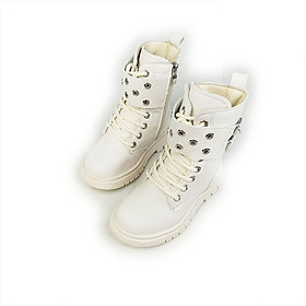 Giày boot cao cổ 2 khóa 3218