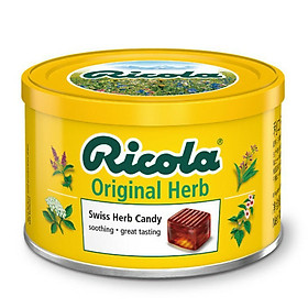 Kẹo Thảo Mộc Ricola swiss herb Vị Lemon mint và Original Herb (100g)