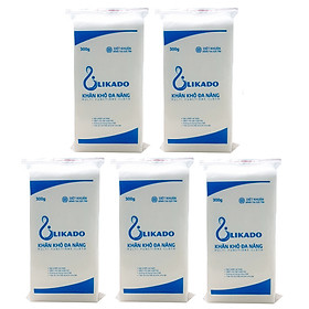 Combo 5 Bịch Khăn Vải Khô Likado (300g)