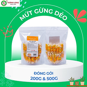 MỨT GỪNG DẺO DẠNG VIÊN THÀNH LONG 500G - VIỆT NAM