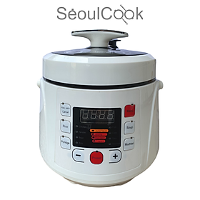 Hình ảnh Nồi áp suất điện đa năng cao cấp Seoulcook màu trắng 2.5 lít - Hàng chính hãng