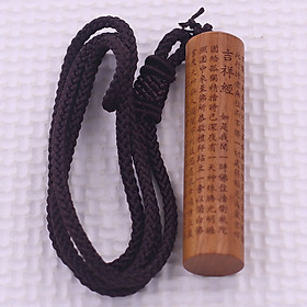 Mặt dây chuyền Cây chú cát tường ( 1.5cm x 6.3cm ) kèm vòng cổ dây dù