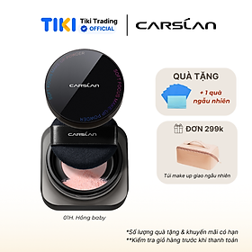 Phấn phủ CARSLAN dạng bột từ tính kiềm dầu màu đen chống nước chống mồ hôi che phủ bóng dầu cho mặt 8g