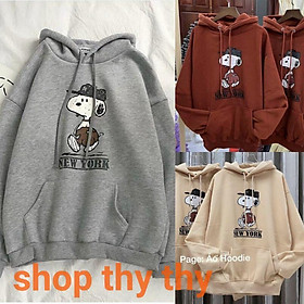 Áo hoodie unisex nam nữ chất thun nỉ ngoại hình logo in hoạt hình ,nón 2 lớp,form rộng dạng tay phòng cánh dơi