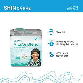 Cà phê A Lưới Blend - SHIN Cà phê - Cà phê pha phin - Hộp thiếc 200g