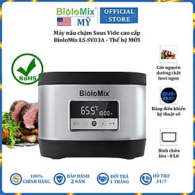 Mua Máy nấu chậm Sous Vide BioloMix LS-SV03A thế hệ thứ 6 Màn hình LED cảm ứng hiển thị 700W - Hàng Nhập Khẩu