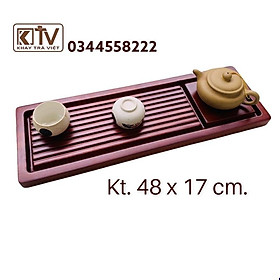 Mua KHAY TRÀ ĐỘC ẨM GỖ HƯƠNG CAO CẤP. mã DA0011. MẦU ĐỎ ĐÔ
