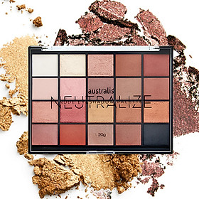 Phấn Mắt 20 Màu AC Neutralize Palette 20 Shades Australis Úc