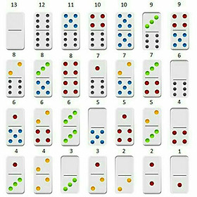 Cờ Domino Quân Nhựa Đặc Loại Thường