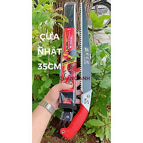 Hình ảnh Cưa Gỗ Cầm Tay Nhật Bản, Cưa Cây, Cành Siêu Sắc Bén - Cưa Dài 35cm