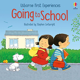 Hình ảnh Review sách Usborne First Experiences: Going To School