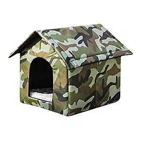 Outdoor Feral Cats Warm House Waterproof Tent Thickened Stray Cats Shelter