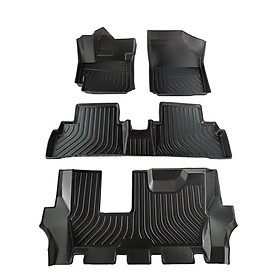 Thảm lót sàn xe ô tô Suzuki XL7/ Suzuki Ertigar (3 hàng ghế) Nhãn hiệu Macsim chất liệu nhựa TPE cao cấp màu đen