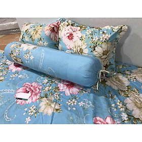 Mua Gối ôm cotton Hàn Quốc lõi bông dài 1m1 (Giao màu ngẫu nhiên)