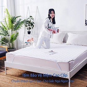 Mua Tấm Bảo Vệ Nệm Chống Thấm Nước Cao Cấp Chuẩn Khách Sạn 5 Sao Tấm Lót Nệm Giường Ngủ Chống Thấm Bảo Vệ Nệm Trải Giường Cao Cấp Tấm Bảo Vệ Nệm Đệm Mỏng Lót Giường Ngủ Chống Thấm Cho Bé
