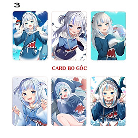 Card bo góc Gwar gure Hololive 6 ảnh khác nhau/ Thẻ Card Gwar gure Hololive