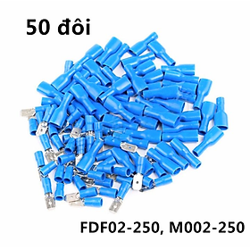 Mua COMBO 100 CÁI ĐẦU CỐT NỐI DÂY ĐIỆN LOẠI ĐẦU CỐT DẸP BẰNG 50 ĐÔI NHƯ HÌNH HÀNG CHUẨN CHẤT LƯỢNG