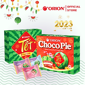 Quà tết 2023 Bánh Orion ChocoPie Dưa Hấu 372g