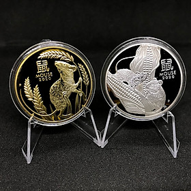 Mua Bộ Đồng Xu Úc Hình Con Chuột Mạ Kim Loại Vàng Bạc - Sản phẫm được khắc 3D siêu thực thiết kế tinh sảo - Với đường kính 40 milimet cùng với độ dày 3 milimet từng góc cạnh của xu được chăm chuốt tinh tế - Tặng kèm Túi Gấm đựng xu bằng Nhung Cao Cấp - TMT Co