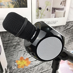 Micro Bluetooth Hát Karaoke Tích Hợp Loa Bass Hay YS90 Mic Bắt Giọng Âm